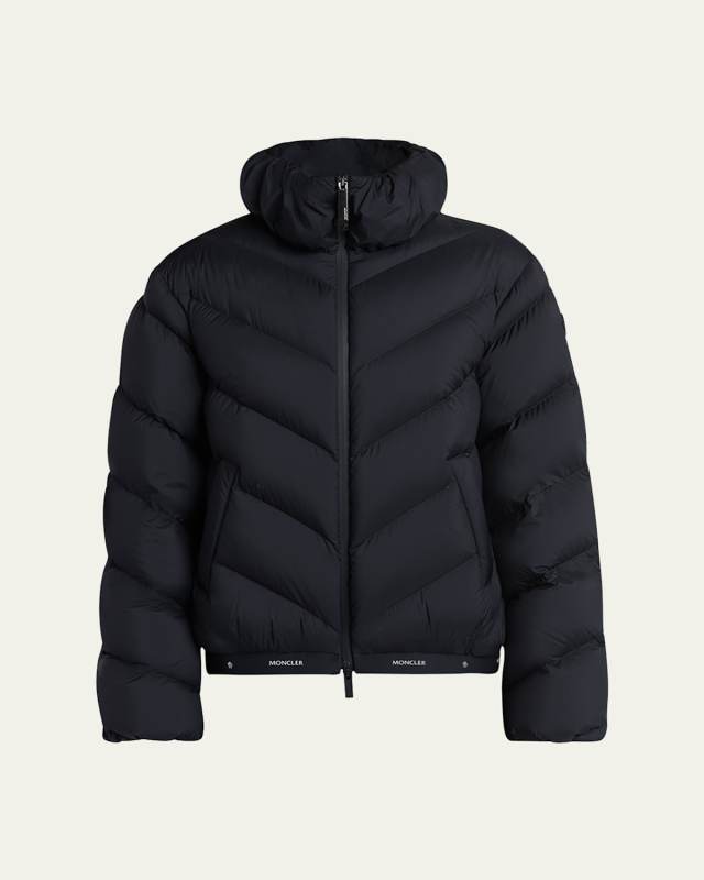 Grigan Quilted Down Logo Tape Jacket